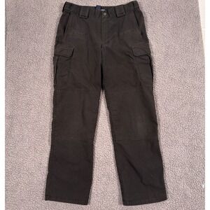 5.11 Tactical Pants Mens 30x30 Black Ripstop Cargo Work Outdoor 74369